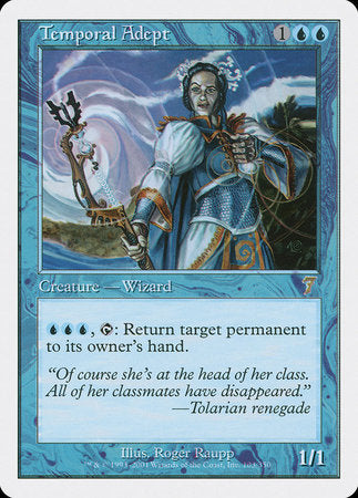 Temporal Adept [Seventh Edition] | Dumpster Cat Games
