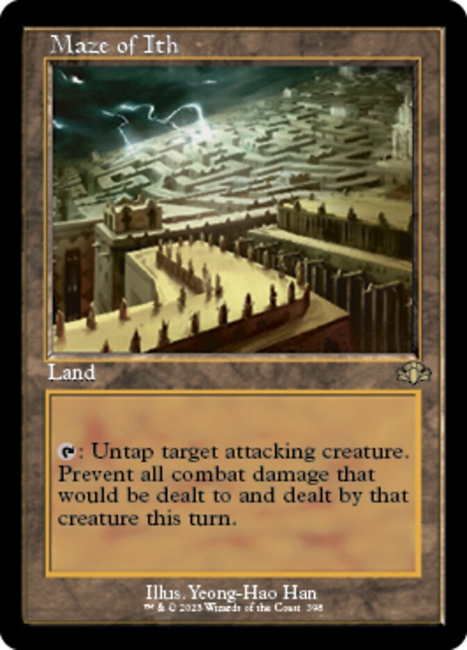 Maze of Ith (Retro) [Dominaria Remastered] | Dumpster Cat Games