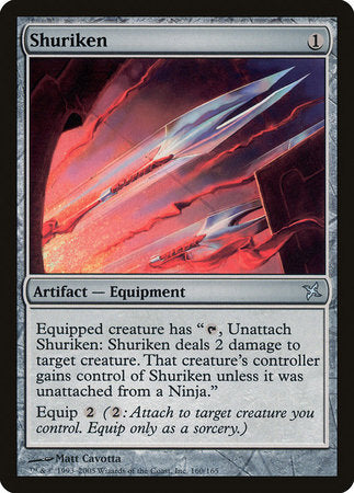 Shuriken [Betrayers of Kamigawa] | Dumpster Cat Games