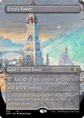 Urza's Tower (Borderless) [Double Masters] | Dumpster Cat Games