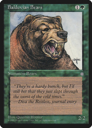 Balduvian Bears [Ice Age] | Dumpster Cat Games