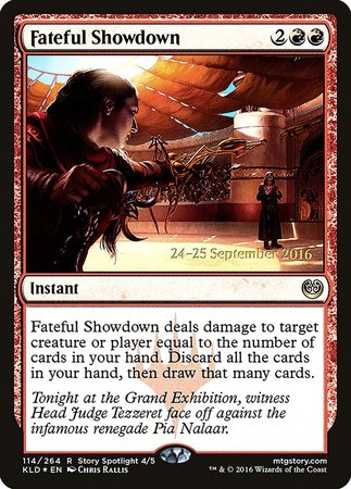 Fateful Showdown [Kaladesh Promos] | Dumpster Cat Games