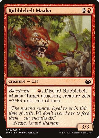 Rubblebelt Maaka [Modern Masters 2017] | Dumpster Cat Games