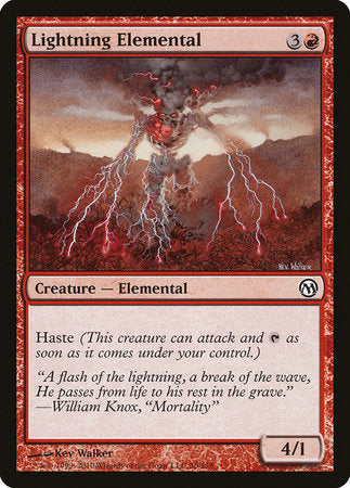 Lightning Elemental [Duels of the Planeswalkers] | Dumpster Cat Games