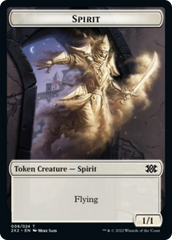 Faerie Rogue // Spirit Double-sided Token [Double Masters 2022 Tokens] | Dumpster Cat Games
