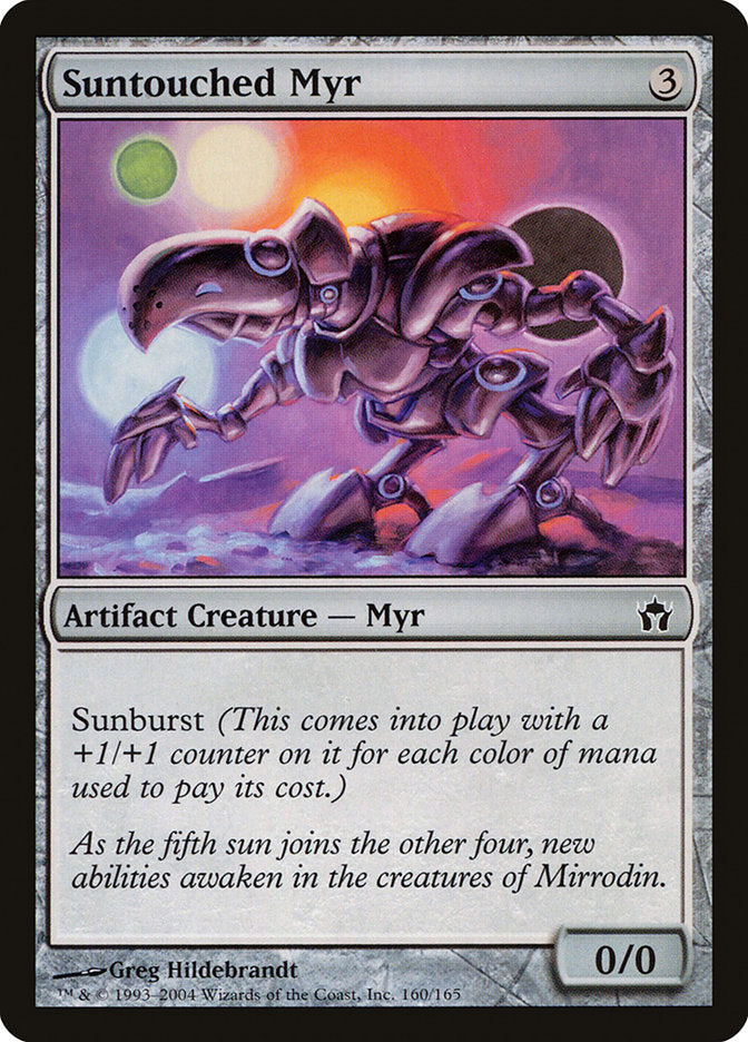 Suntouched Myr [Fifth Dawn] | Dumpster Cat Games