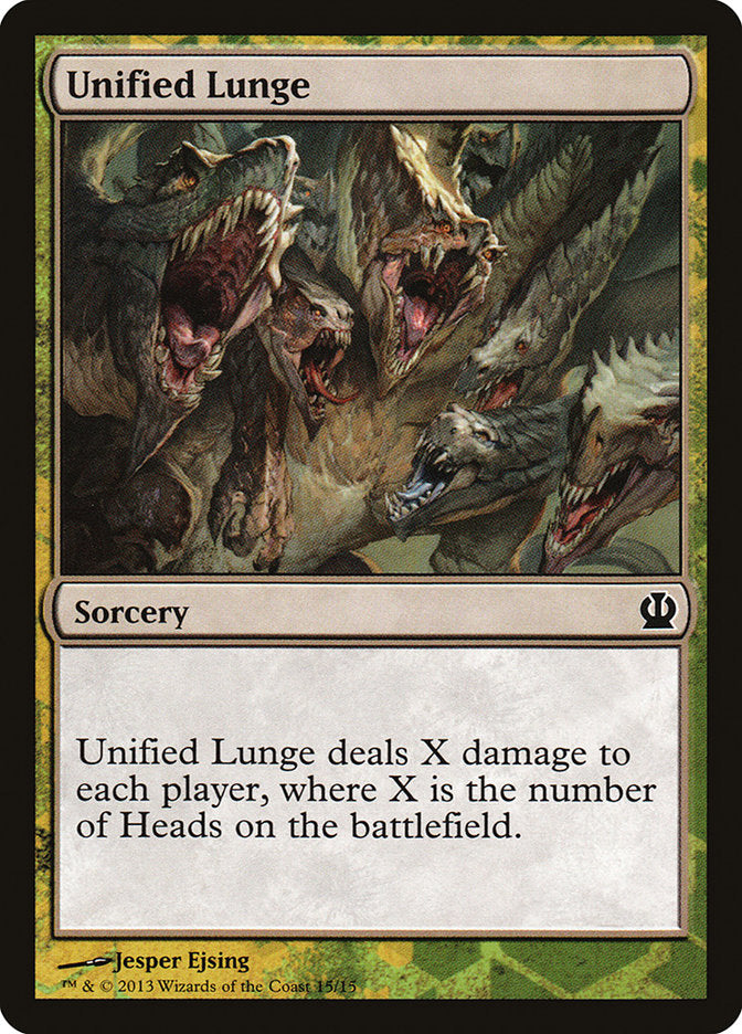 Unified Lunge [Theros Face the Hydra] | Dumpster Cat Games