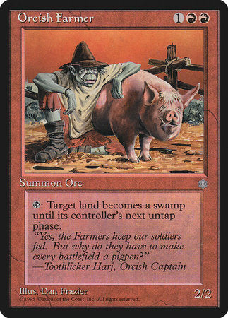 Orcish Farmer [Ice Age] | Dumpster Cat Games