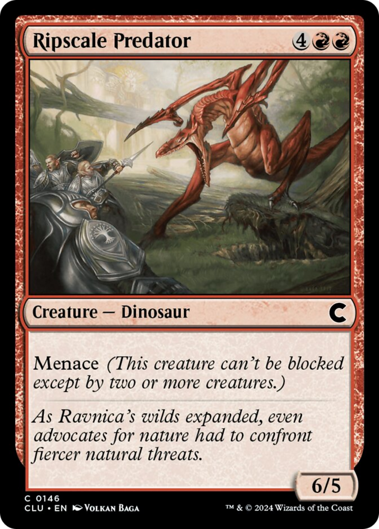 Ripscale Predator [Ravnica: Clue Edition] | Dumpster Cat Games