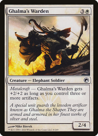 Ghalma's Warden [Scars of Mirrodin] | Dumpster Cat Games