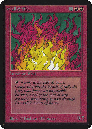 Wall of Fire [Limited Edition Alpha] | Dumpster Cat Games