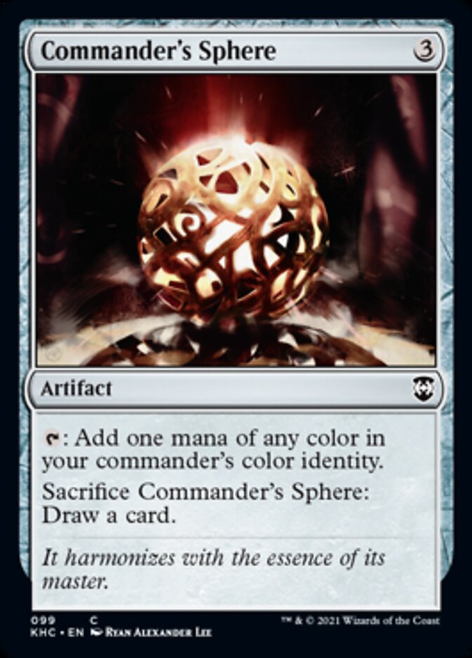 Commander's Sphere [Kaldheim Commander] | Dumpster Cat Games