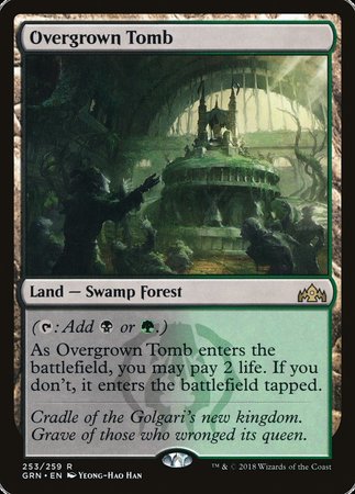 Overgrown Tomb [Guilds of Ravnica] | Dumpster Cat Games