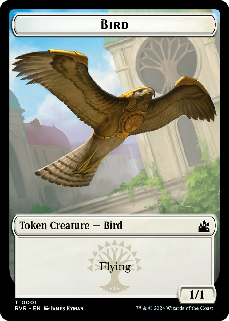 Bird // Goblin (0009) Double-Sided Token [Ravnica Remastered Tokens] | Dumpster Cat Games