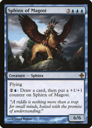 Sphinx of Magosi [Rise of the Eldrazi] | Dumpster Cat Games