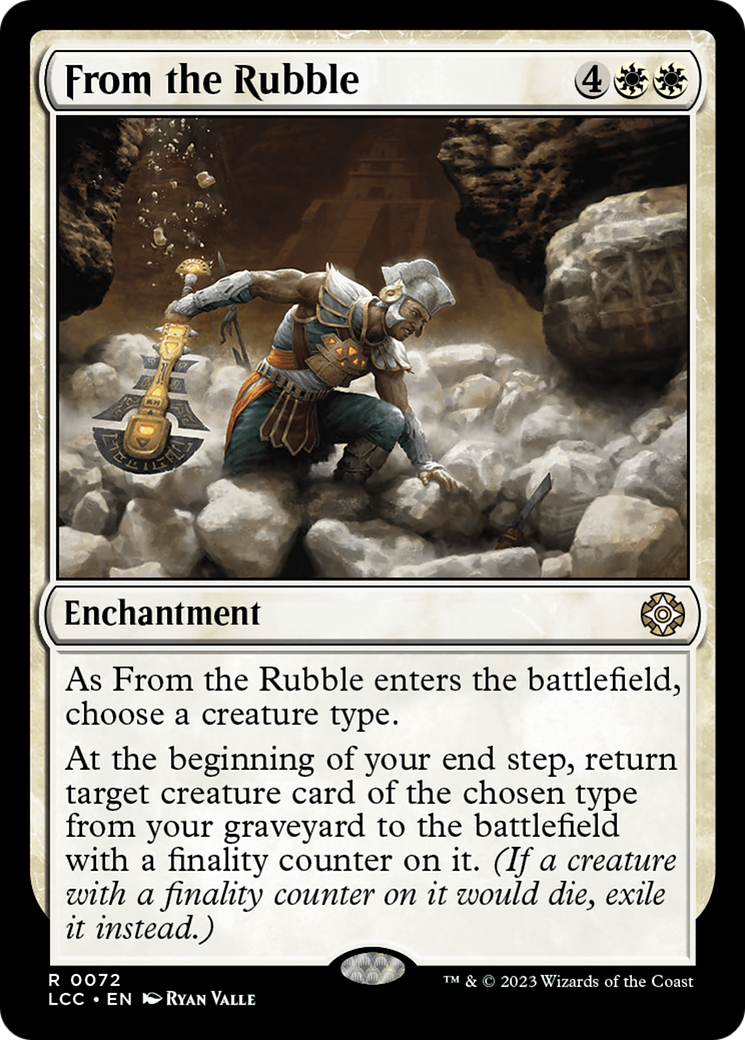 From the Rubble [The Lost Caverns of Ixalan Commander] | Dumpster Cat Games