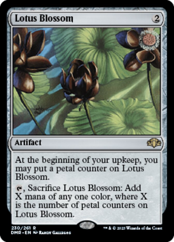 Lotus Blossom [Dominaria Remastered] | Dumpster Cat Games