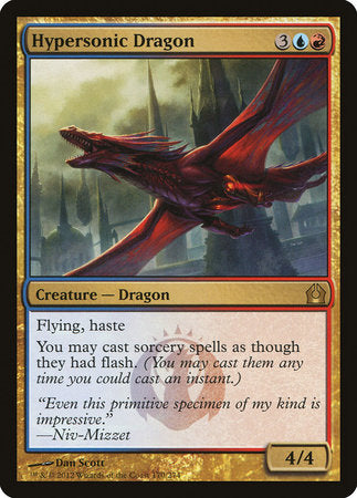 Hypersonic Dragon [Return to Ravnica] | Dumpster Cat Games