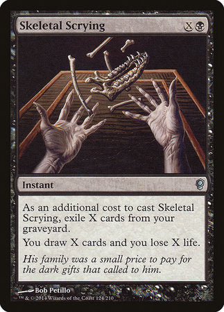 Skeletal Scrying [Conspiracy] | Dumpster Cat Games