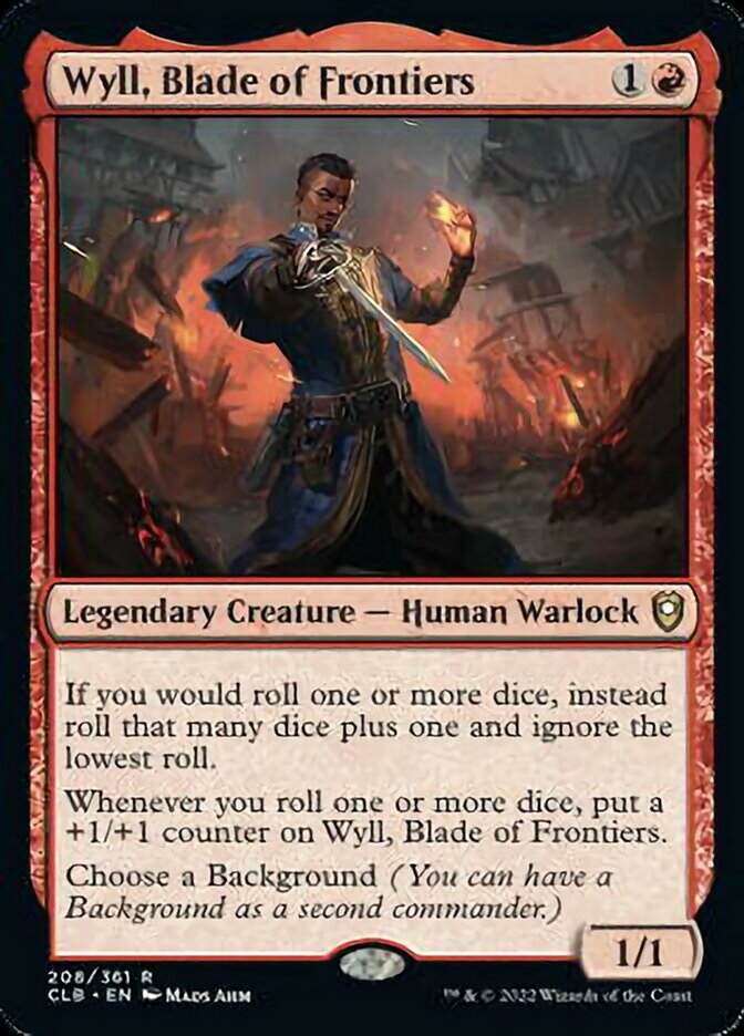 Wyll, Blade of Frontiers [Commander Legends: Battle for Baldur's Gate] | Dumpster Cat Games