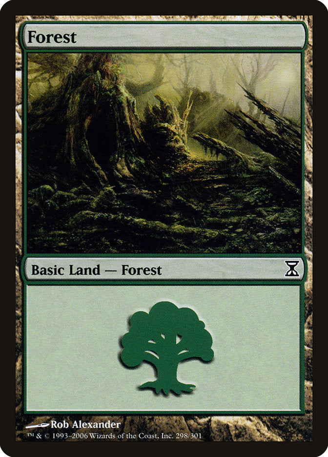 Forest (298) [Time Spiral] | Dumpster Cat Games