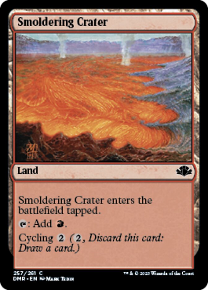 Smoldering Crater [Dominaria Remastered] | Dumpster Cat Games