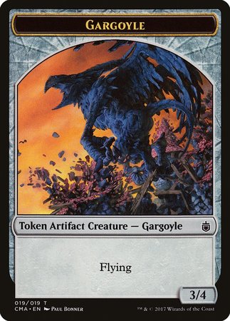 Gargoyle Token (019) [Commander Anthology Tokens] | Dumpster Cat Games