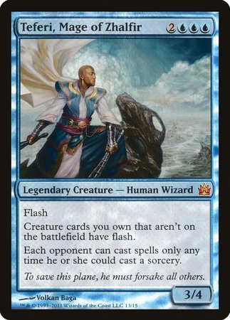 Teferi, Mage of Zhalfir [From the Vault: Legends] | Dumpster Cat Games