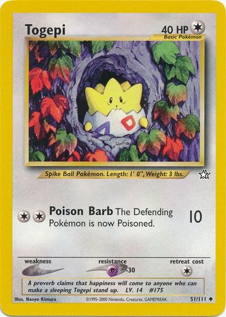 Togepi (51/111) [Neo Genesis Unlimited] | Dumpster Cat Games