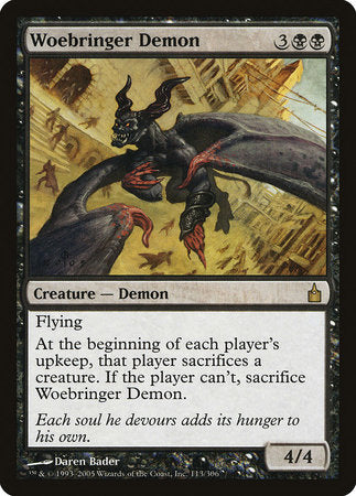 Woebringer Demon [Ravnica: City of Guilds] | Dumpster Cat Games