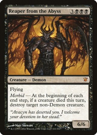 Reaper from the Abyss [Innistrad] | Dumpster Cat Games