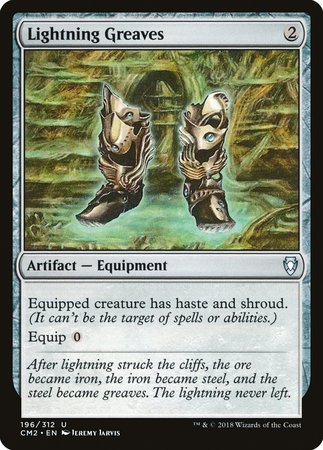 Lightning Greaves [Commander Anthology Volume II] | Dumpster Cat Games