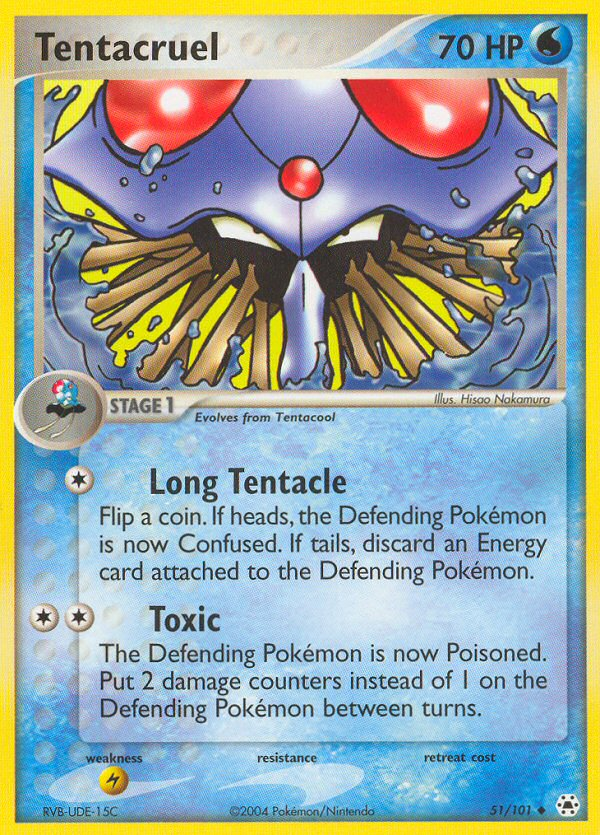 Tentacruel (51/101) [EX: Hidden Legends] | Dumpster Cat Games
