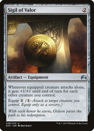 Sigil of Valor [Magic Origins] | Dumpster Cat Games