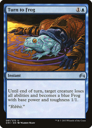 Turn to Frog [Magic Origins] | Dumpster Cat Games