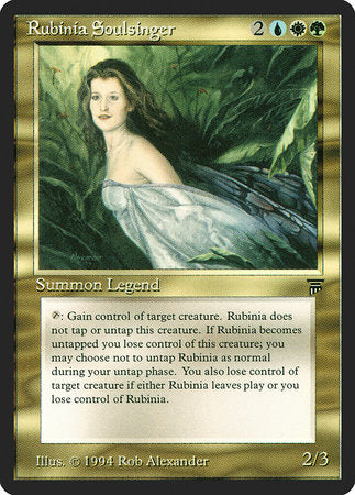 Rubinia Soulsinger [Legends] | Dumpster Cat Games