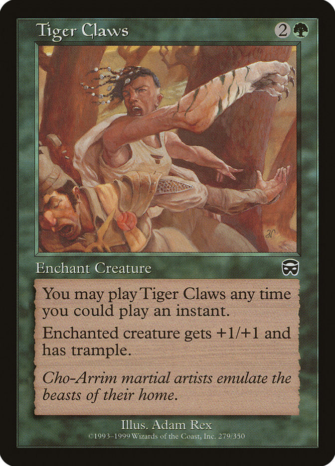Tiger Claws [Mercadian Masques] | Dumpster Cat Games