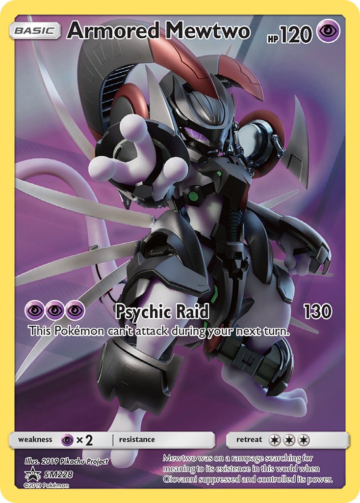 Armored Mewtwo (SM228) [Sun & Moon: Black Star Promos] | Dumpster Cat Games