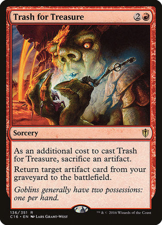 Trash for Treasure [Commander 2016] | Dumpster Cat Games