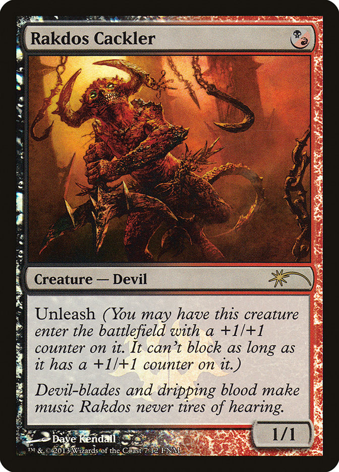 Rakdos Cackler [Friday Night Magic 2013] | Dumpster Cat Games