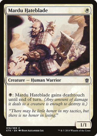 Mardu Hateblade [Khans of Tarkir] | Dumpster Cat Games