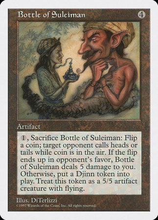 Bottle of Suleiman [Fifth Edition] | Dumpster Cat Games