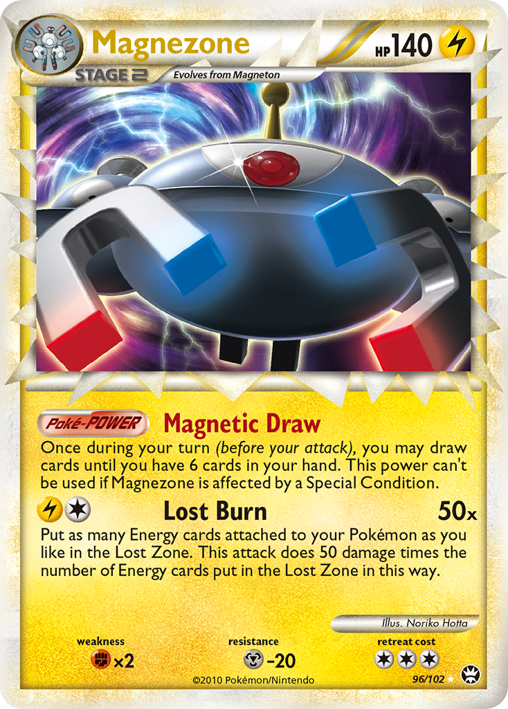 Magnezone (96/102) [HeartGold & SoulSilver: Triumphant] | Dumpster Cat Games