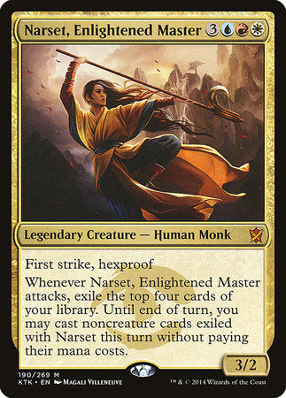 Narset, Enlightened Master [Khans of Tarkir] | Dumpster Cat Games