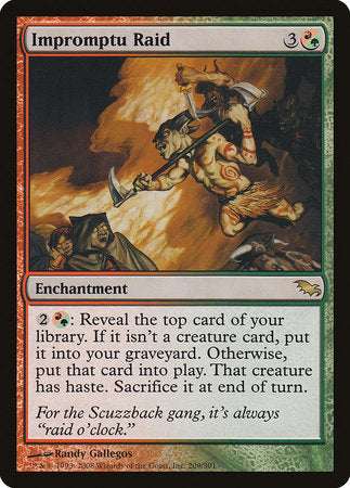 Impromptu Raid [Shadowmoor] | Dumpster Cat Games