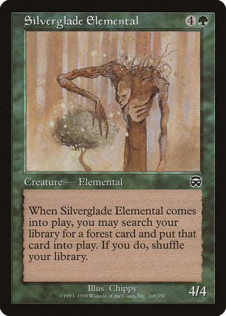 Silverglade Elemental [Mercadian Masques] | Dumpster Cat Games