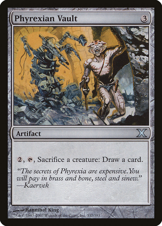 Phyrexian Vault [Tenth Edition] | Dumpster Cat Games