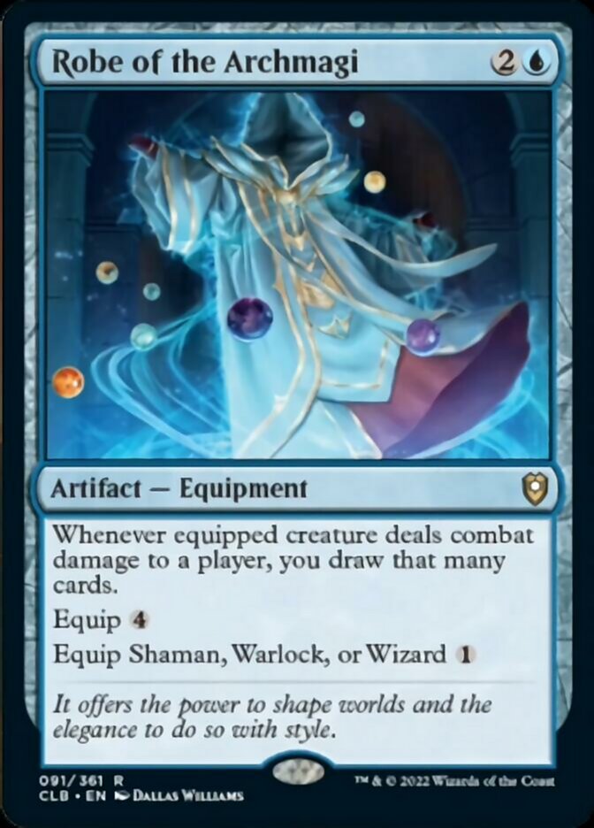 Robe of the Archmagi [Commander Legends: Battle for Baldur's Gate] | Dumpster Cat Games