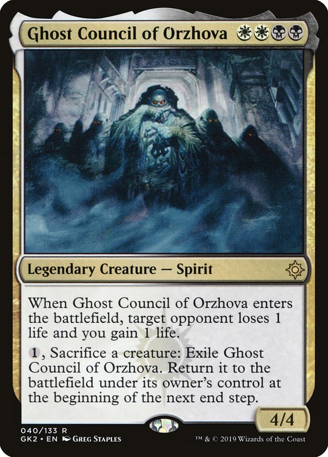 Ghost Council of Orzhova [Ravnica Allegiance Guild Kit] | Dumpster Cat Games