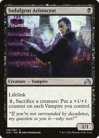 Indulgent Aristocrat [Shadows over Innistrad] | Dumpster Cat Games